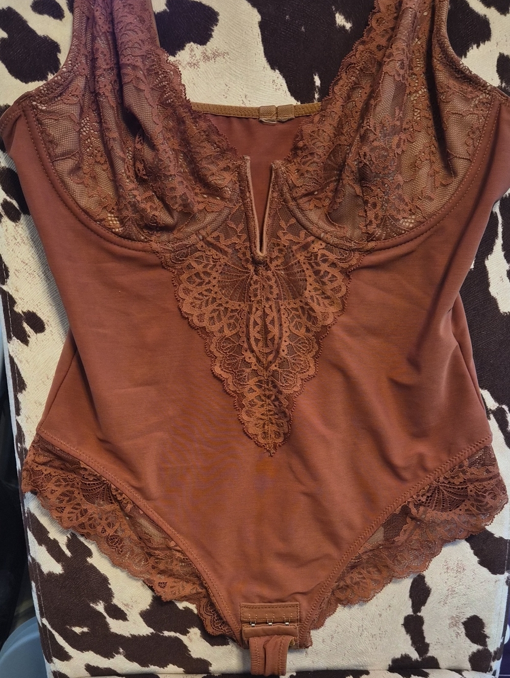 ✨️ALTERED✨️ Popilush Rust Shaper Bodysuit🍁🍁